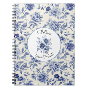 Pretty Blue Flowers Notebook