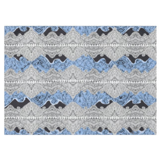 Pretty Blue Grey Tablecloth