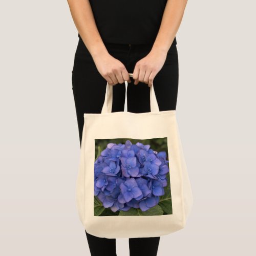 Pretty Blue Hydrandea Tote Bags