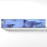 Pretty Blue Hydrangea Name Plate