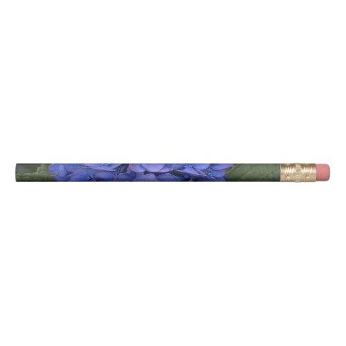 Pretty Blue Hydrangea Pencils