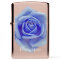 Pretty Blue Rose Flower Personalised Classic