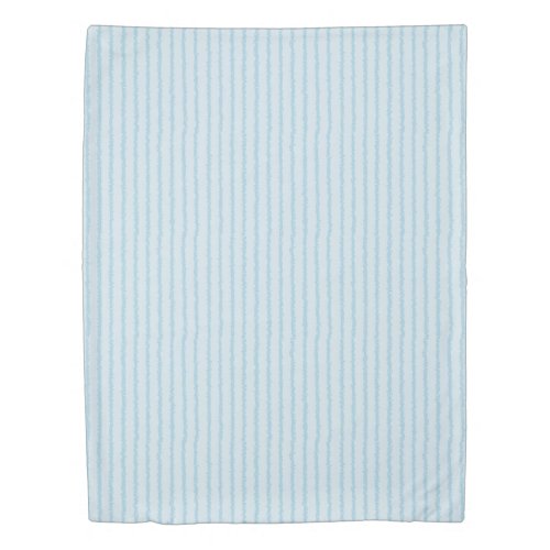 Pretty Blue Stripes Pattern Duvet Cover