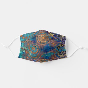 Pretty Blue To Go With Your Eyes Women's Washable Adult Cloth Face Mask by Frasure_Studios at Zazzle