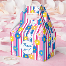 Pretty Blue White and Pink All Occasion  Favor Boxes