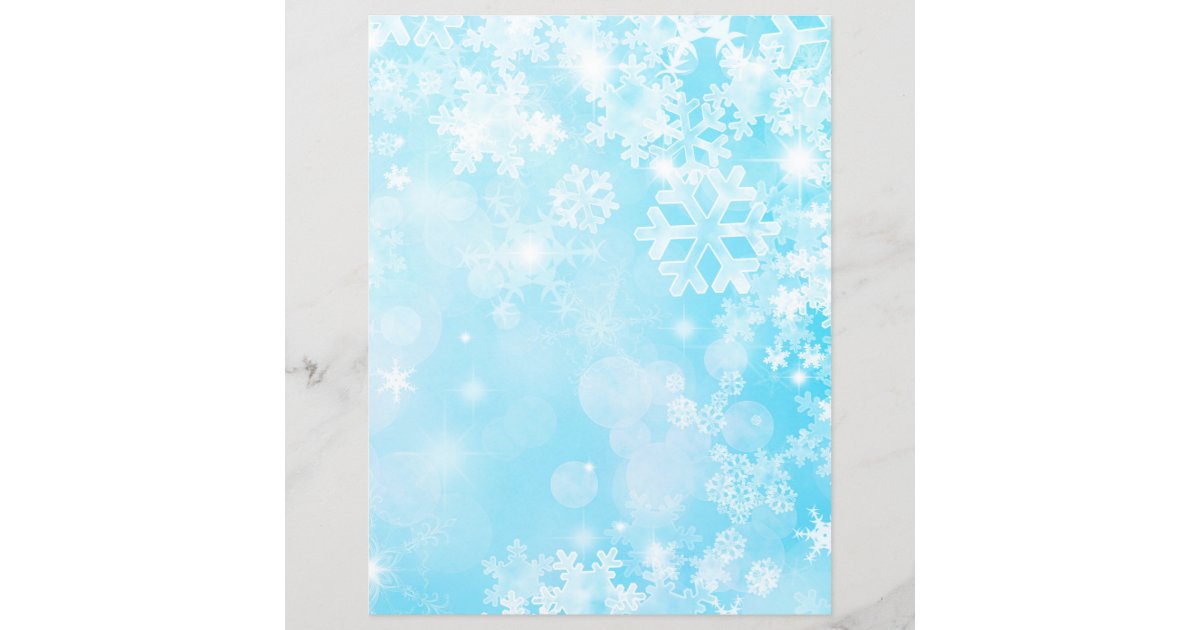 Winter Snowflake Scrapbook Paper: Winter Snowflake Scrapbook Paper, 12  Adorable Themed Frozen Winter Snowflake Scrapbook Paper for Scrapbooking,  Junk