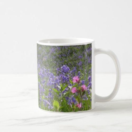 Pretty Bluebells Floral Photography Coffee Mug
