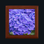 Pretty Bluish Purple Summer Hydrangeas Gift Box<br><div class="desc">These lovely bluish-purple hydrangeas were bursting with blossoms in late summer, with the periwinkle petals and beautiful button-like pistils. Hydrangeas make me think of vintage florals, bouquets in old-fashioned vases, and bushes that have grown over decades. I love that some varietals change color based on pH – my Dad used...</div>