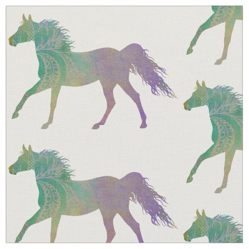 Pretty Boho Horse Fabric