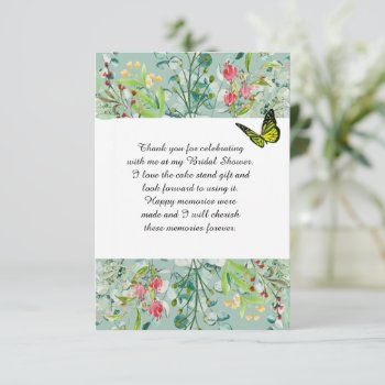Pretty Boho Wildflower Bridal Shower Thank You by Susang6 at Zazzle