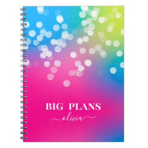 Pretty Bokeh Colorful Gradient Notebook