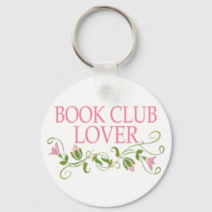 Pretty Book Club Lover Keychain