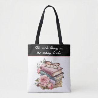 Pretty Books Tote Bag