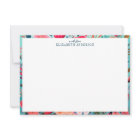 Pretty Botanical Girly Floral Frame 