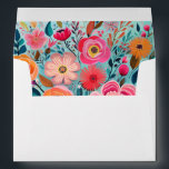 Pretty Botanical Girly Floral Stationery Envelope<br><div class="desc">Personalize this pretty stationery envelope with your name and return address. Makes a pretty envelope for your outgoing mail. Designed for you by Blackberry Boulevard.</div>