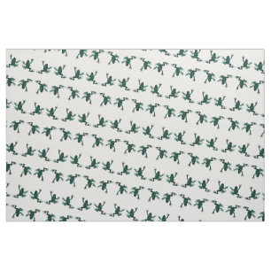 Pretty Botanical Tree Frog Fabric