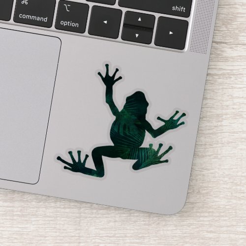 Pretty Botanical Tree Frog Sticker