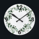 PRETTY BOTANICAL WALL CLOCK<br><div class="desc">A bit of elegance and luxury with a botanical nature theme that would suit any home LOOK WALL CLOCK ELEGANT AND EASY TO READ</div>