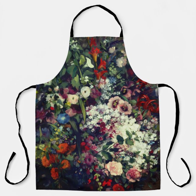 Pretty Bouquet of Flowers in a Vase Apron (Front)