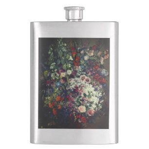 Pretty Bouquet of Flowers in a Vase Flask