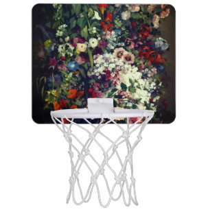 Pretty Bouquet of Flowers in a Vase Mini Basketball Hoop