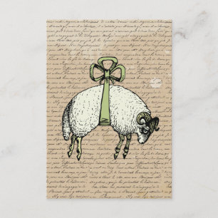 Pretty Bow Sheep ~ Invitations