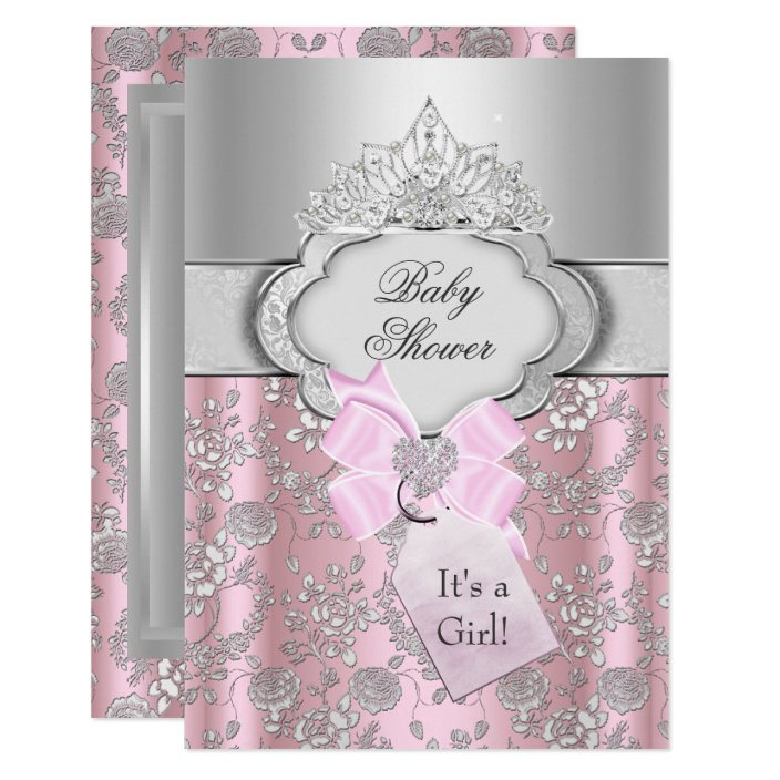 zazzle princess baby shower invitations