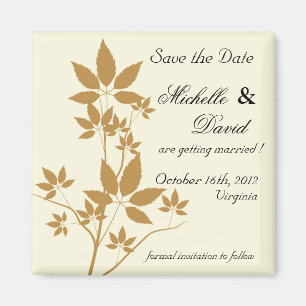 Pretty Branch -Save the date magnets