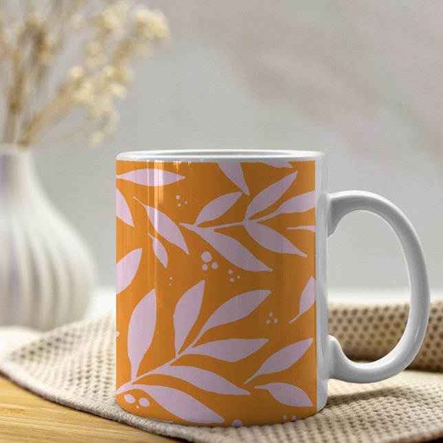 Pretty branches - orange and pink Mug (Creator Uploaded)