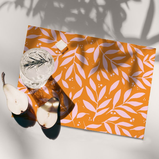 Pretty branches - orange and pink placemat (Creator Uploaded)