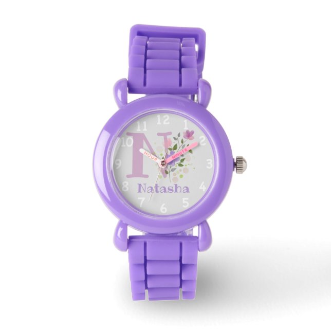 Pretty Bright Colour Child's First Wristwatch (Front)