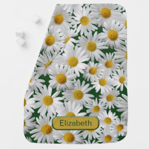 Pretty Bright Daisy Baby Blanket