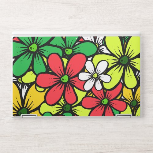 Pretty Bright Grouping of Summer Flowers HP Laptop Skin