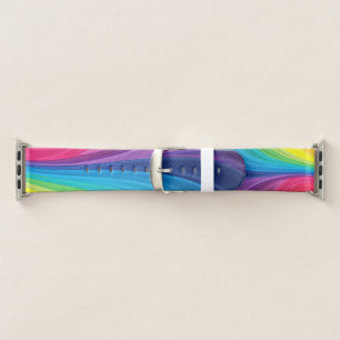 Pretty Bright Rainbow Gift for Her Apple Watch Band