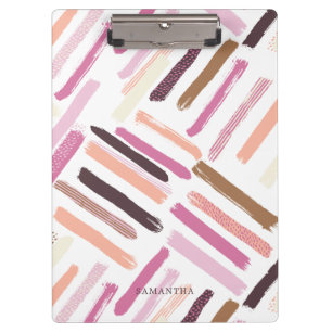 Pretty Brush Strokes Pattern Clipboard