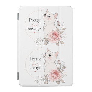 Pretty But Savage Kawaii Cat iPad Case