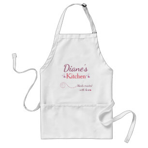 Pretty Butterflies and Hearts Adult Apron