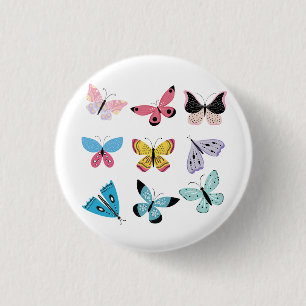 Pretty Butterflies Button