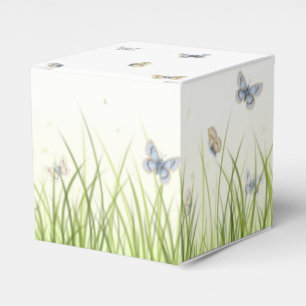 Pretty Butterflies in Sunshine Garden Wildlife Favor Boxes