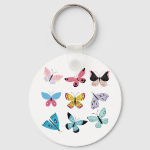 Pretty Butterflies Keychain