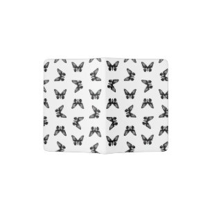 Pretty Butterflies Pattern Antique Butterfly Art Passport Holder