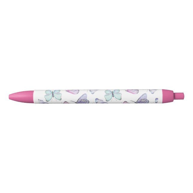 Pretty Butterflies Pattern  Pen (Front)