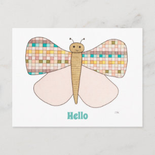 Pretty Butterfly Art Postcard-Erin Brie Art Postca Postcard