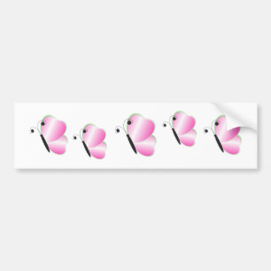 Pretty Butterfly Bumper Sticker