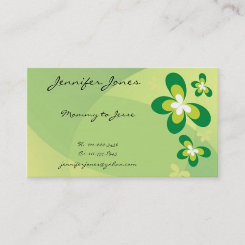 Pretty Butterfly Calling Card Business Cards