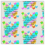 PRETTY BUTTERFLY GALATIANS FRUIT OF THE SPIRIT FABRIC