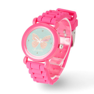 Pretty Butterfly Girl's Watch