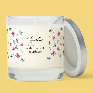 Pretty Butterfly in Loving Memory Scented Candle