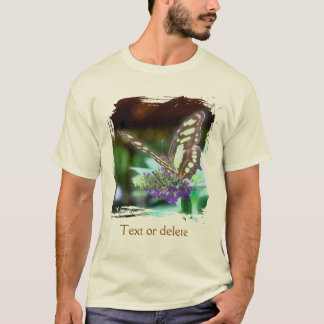 Pretty Butterfly On Flower Nature Personalized T-Shirt
