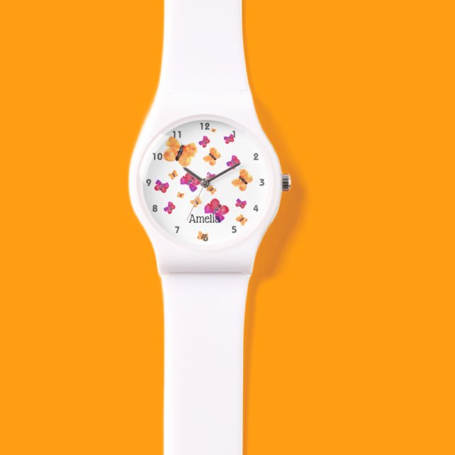 Pretty Butterfly Personalized Watch (Creator Uploaded)